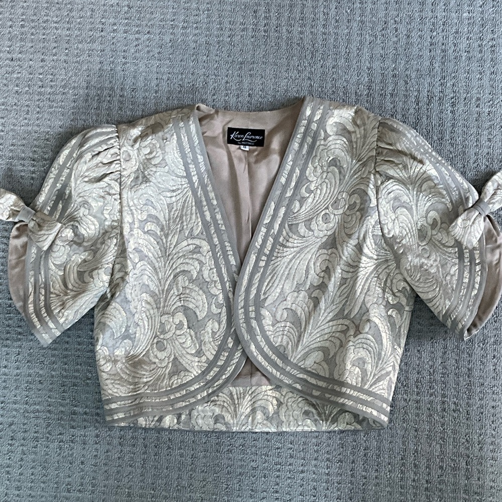 Amazing vintage gold brocade bolero by Karen Lawrence by Matthew